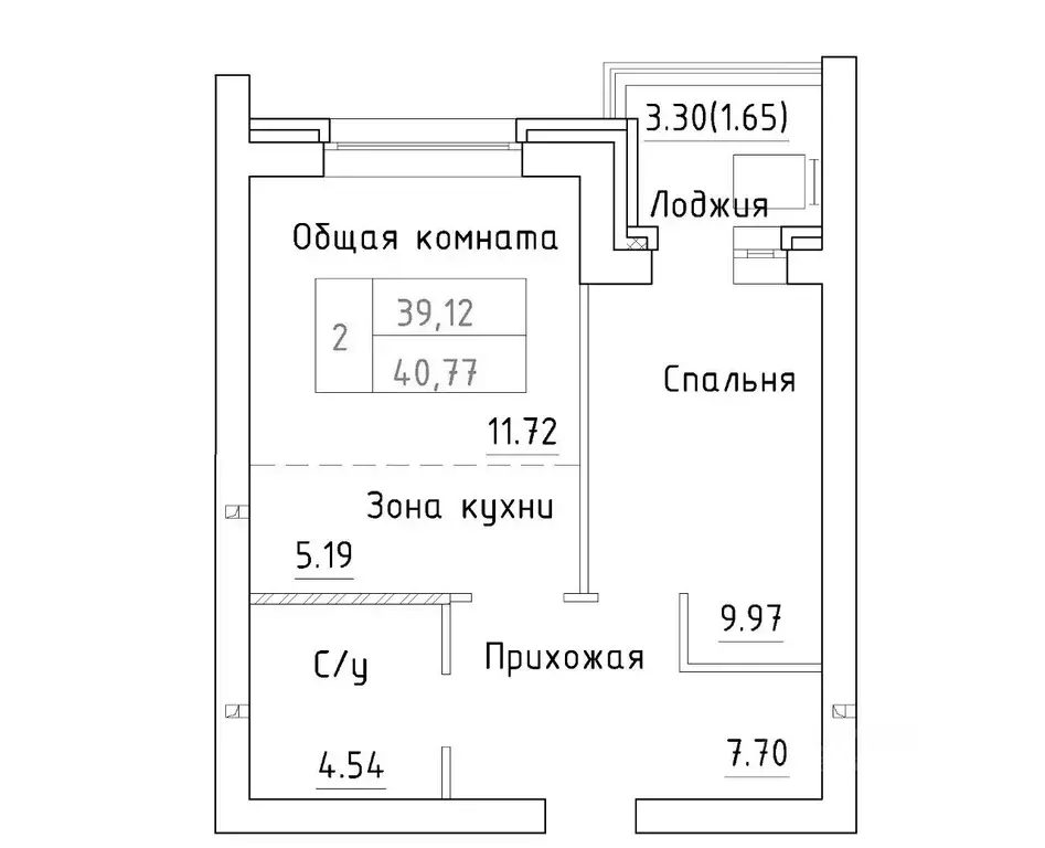 2-к кв. Новосибирская область, Новосибирский район, Мичуринский ... - Фото 2