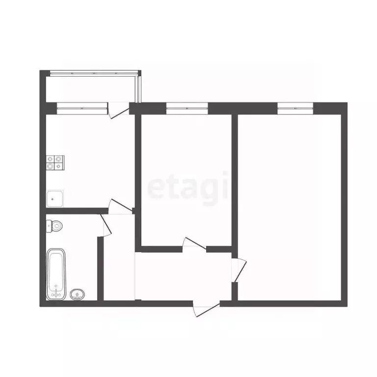 2-к кв. Мордовия, Саранск Мордовская ул., 35к194 (60.0 м) - Фото 2
