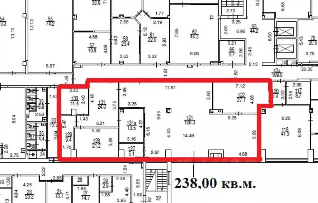 Офис в Москва Высоковольтный проезд, 1С49 (238 м) - Фото 2