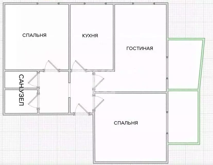 3-к кв. Приморский край, Владивосток ул. Кирова, 31 (55.0 м) - Фото 1