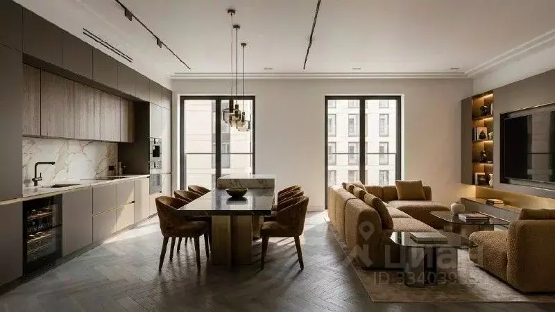 3-к кв. Москва Костянский пер., 13 (129.0 м) - Фото 1