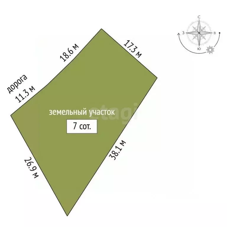 Участок в Ленинградская область, Всеволожский район, Колтушское ... - Фото 1