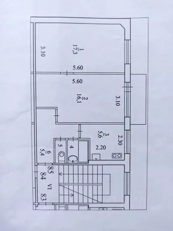 2-к кв. Архангельская область, Архангельск Вычегодская ул., 11 (47.5 ... - Фото 0