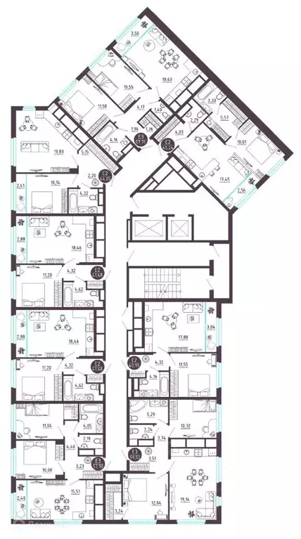 2-к кв. Рязанская область, Рязань Московское ш. (57.71 м) - Фото 2