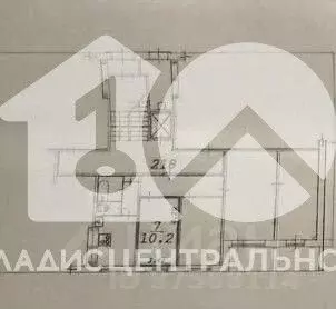 Комната Новосибирская область, Новосибирск ул. Олеко Дундича, 3 (10.2 ... - Фото 2