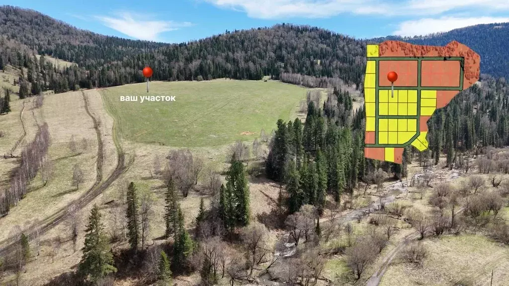 Участок в Алтай, Чемальский район, Элекмонарское с/пос  (12.0 сот.) - Фото 1