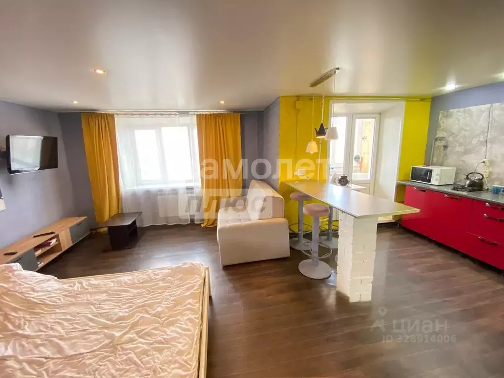 Студия Костромская область, Кострома ул. Сутырина, 26 (36.0 м) - Фото 1