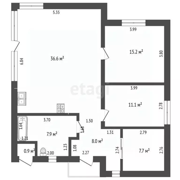 Дом в Севастополь ул. Дениса Ракицкого, 45/246 (99 м) - Фото 1