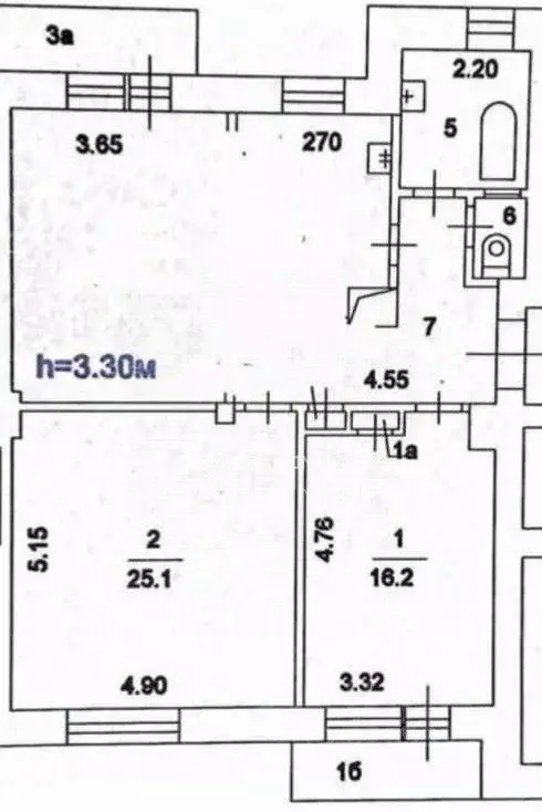 3-к кв. Москва Большой Златоустинский пер., 5/3 (84.0 м) - Фото 2