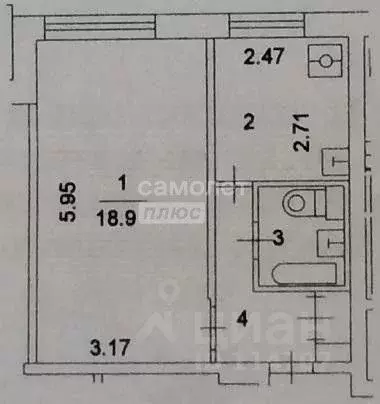 1-к кв. Москва ул. Академика Виноградова, 6 (35.0 м) - Фото 2