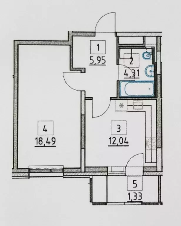 1-к кв. Москва Сельскохозяйственная ул., 38к2 (40.8 м) - Фото 1