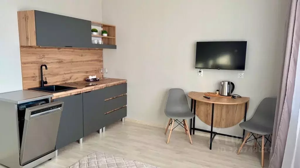 Студия Ленинградская область, Кировск Новая ул., 23 (21.0 м) - Фото 1