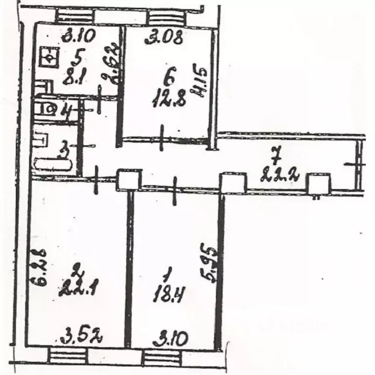 3-к кв. Московская область, Химки Московская ул., 11 (98.2 м) - Фото 2