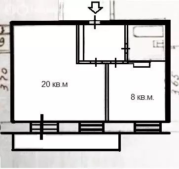 1-комнатная квартира: Полевской, улица Володарского, 55А (36 м) - Фото 1