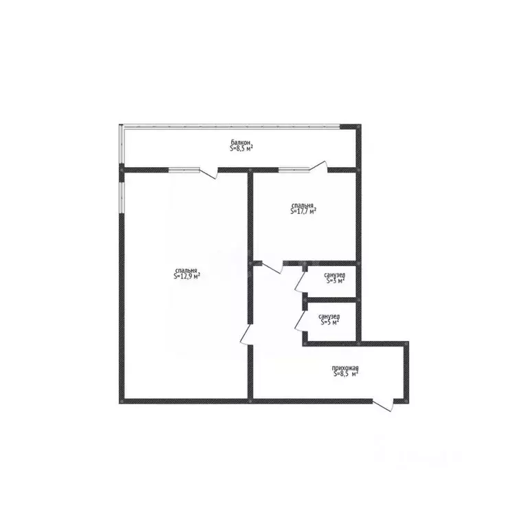 1-к кв. Краснодарский край, Новороссийск просп. Дзержинского, 244к6 ... - Фото 2