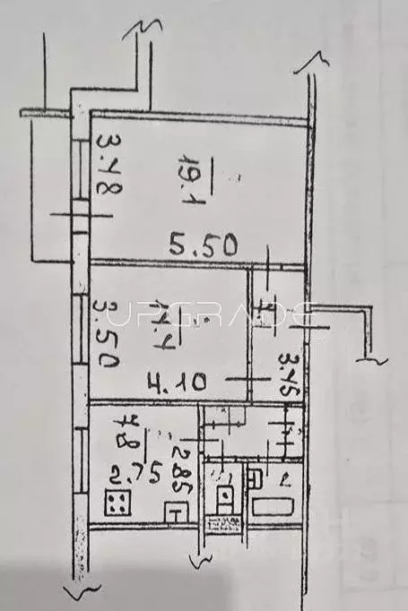 2-к кв. Орловская область, Орел ул. Бурова, 40 (52.9 м) - Фото 1