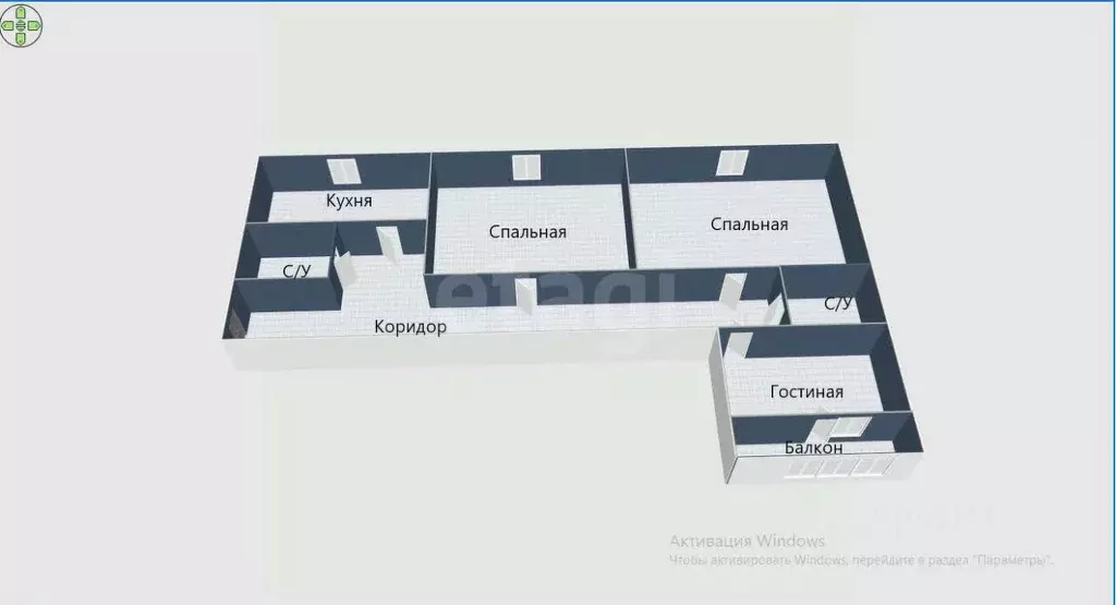 3-к кв. Сахалинская область, Южно-Сахалинск Мартовский пер., 8 (78.0 ... - Фото 2