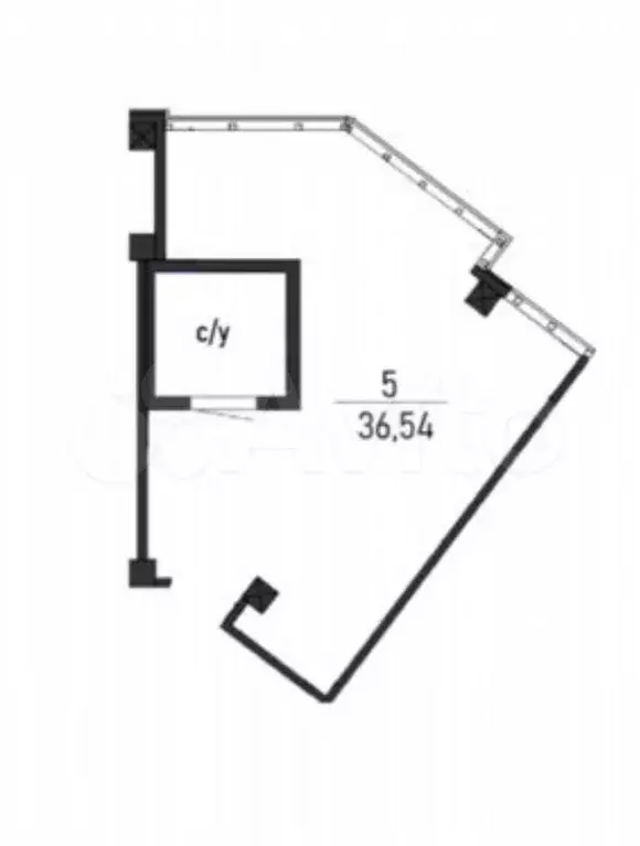 Офис, 36.54 м - Фото 0