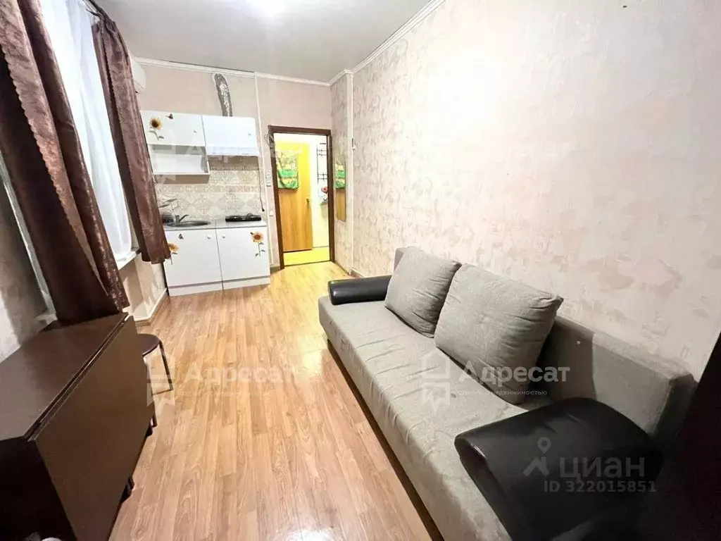 Студия Волгоградская область, Волгоград ул. Кузнецова, 30 (20.0 м) - Фото 1