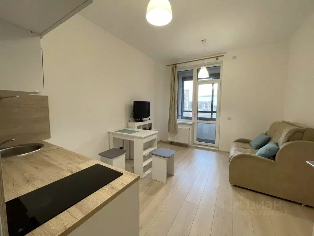 Студия Санкт-Петербург аллея Арцеуловская, 9 (23.0 м) - Фото 0