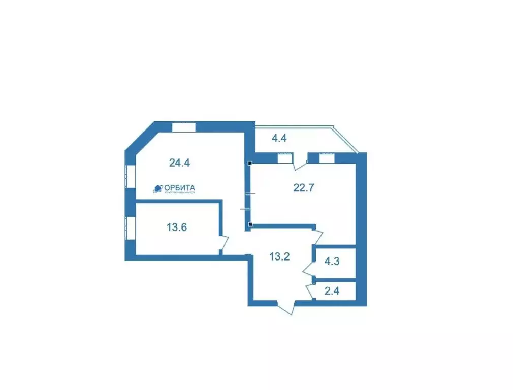 3-комнатная квартира: Тюмень, улица Карла Маркса, 8 (80.6 м) - Фото 1