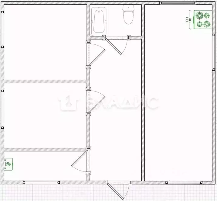 Дом в Пензенская область, Бессоновский район, с. Грабово Советская ... - Фото 2