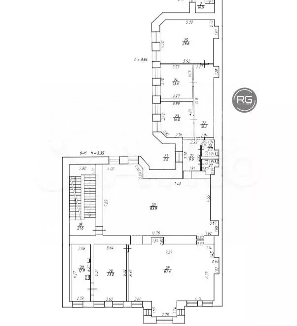 офис 273 м2 в классическом стиле - Фото 0