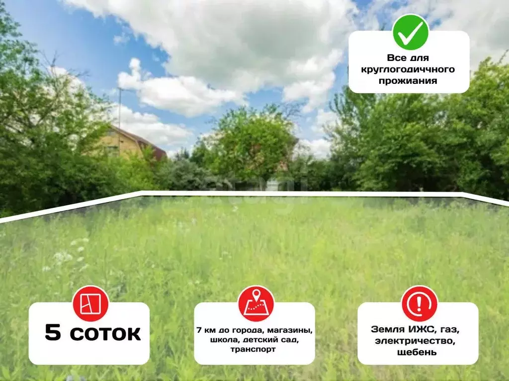 Участок в Оренбургская область, Оренбургский район, Весенний ... - Фото 1