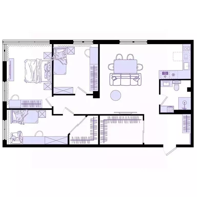 4-к кв. Приморский край, Владивосток Днепровская ул. (78.9 м) - Фото 2