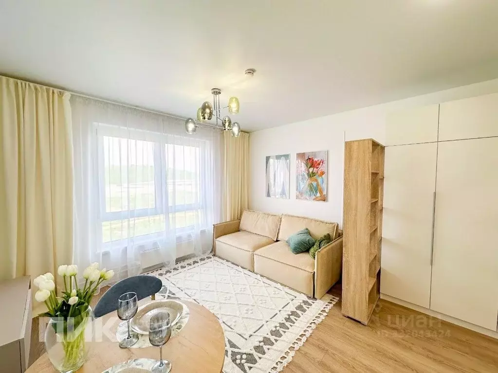 Студия Москва ул. Большое Понизовье, 8 (23.2 м) - Фото 1