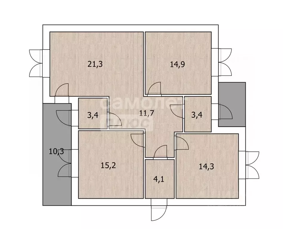 Дом в Тюменская область, Тюменский район, с. Червишево ул. Спортивная ... - Фото 2