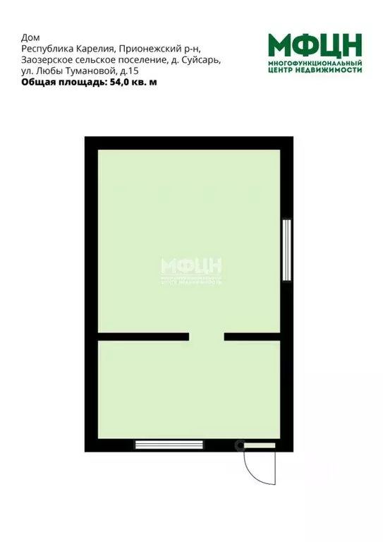 Дом в Карелия, Прионежский район, Заозерское с/пос, д. Суйсарь ул. ... - Фото 2