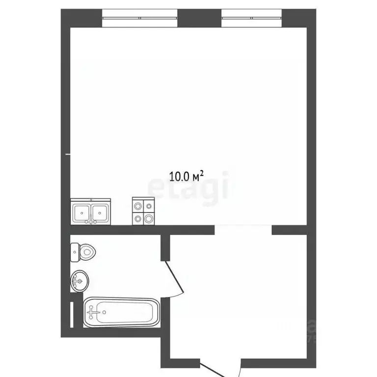 Студия Ярославская область, Ярославль ул. Академика Колмогорова, 26к2 ... - Фото 1