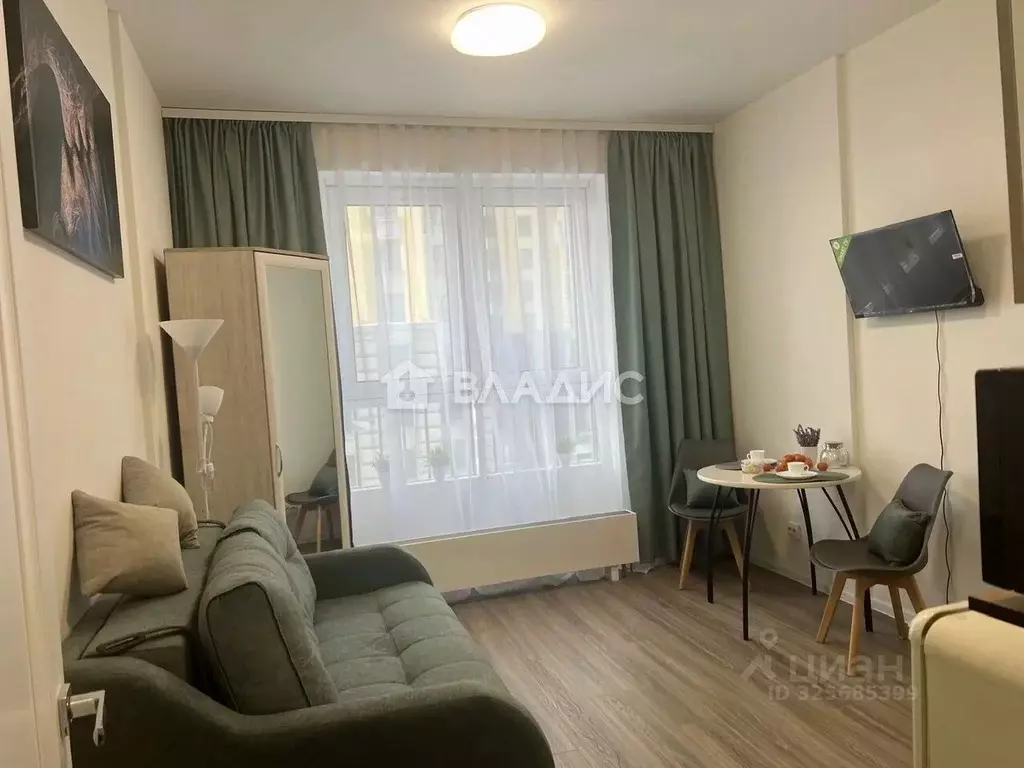 Студия Санкт-Петербург Октябрьская наб., 40 (20.2 м) - Фото 2