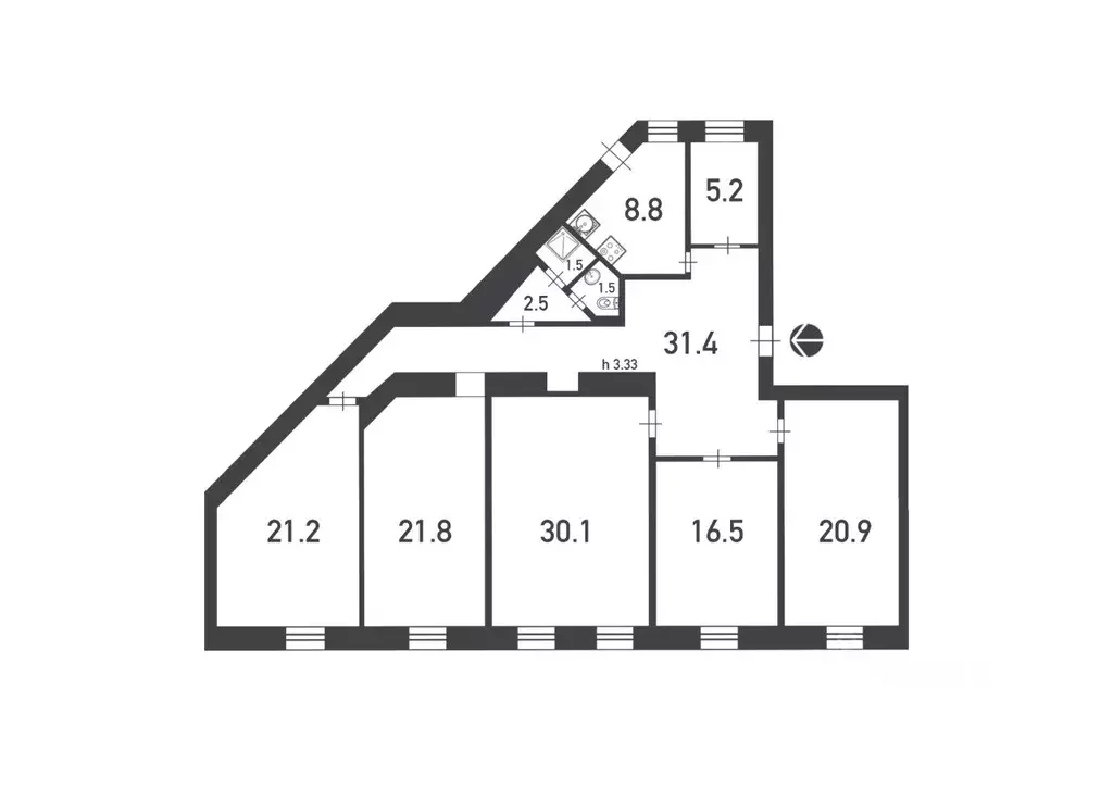 Офис в Санкт-Петербург Дивенская ул., 14 (165 м) - Фото 1