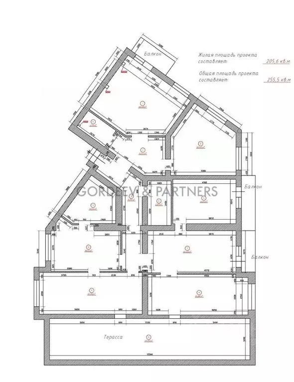 6-к кв. Татарстан, Казань Минская ул., 73к1 (255.0 м) - Фото 2