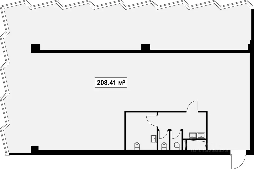 Офис в Москва проезд 17-й Марьиной рощи, 6 (208 м) - Фото 1