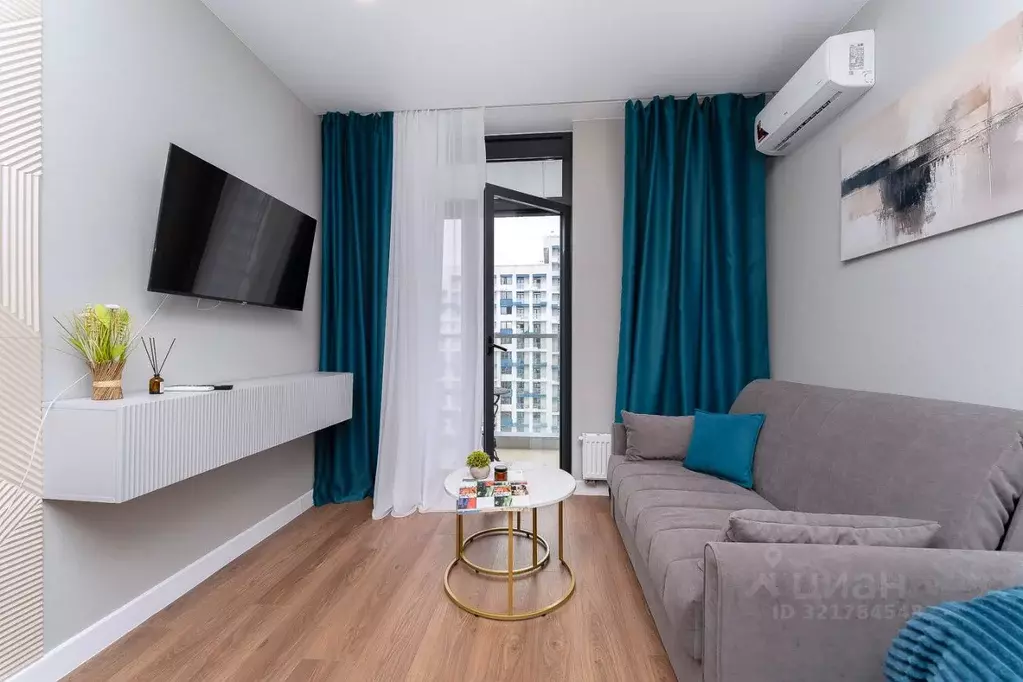 Студия Краснодарский край, Сочи Бытха мкр, ул. Ясногорская, 16/2к6 ... - Фото 1