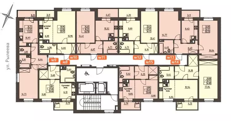 2-к кв. Иркутская область, Иркутск ул. Рылеева, 3 (55.2 м) - Фото 1