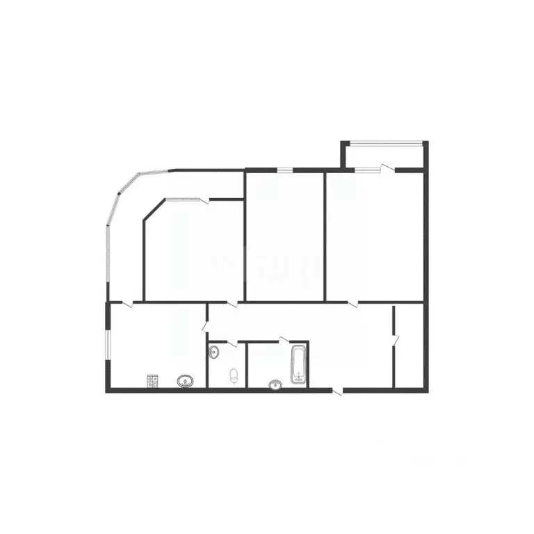 3-к кв. Смоленская область, Вязьма ул. Калинина, 1 (92.8 м) - Фото 2