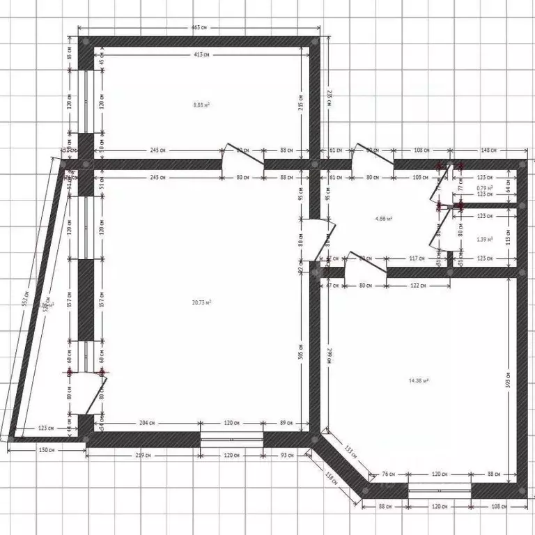 2-к кв. Белгородская область, Белгород ул. Попова, 58 (56.0 м) - Фото 1