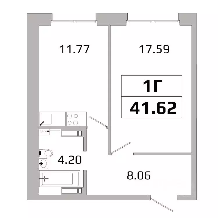 1-к кв. Иркутская область, Иркутск ИВАТУ городок, Авиатор жилой ... - Фото 1