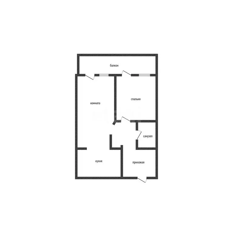 2-комнатная квартира: Барнаул, Власихинская улица, 97 (52.4 м) - Фото 1