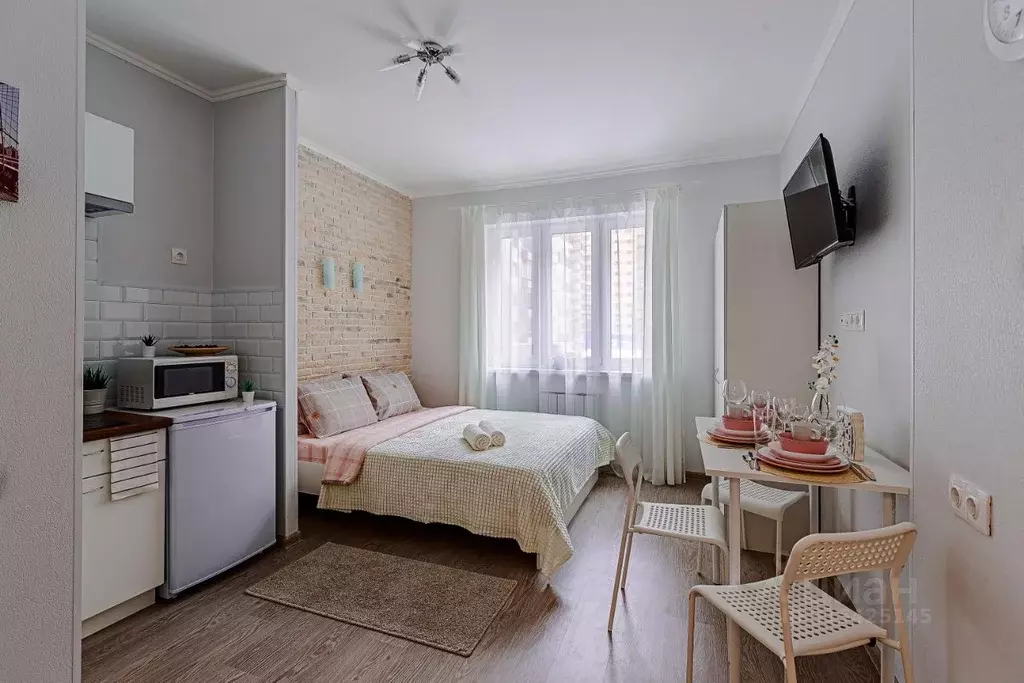 1-к кв. Московская область, Одинцово ул. Сколковская, 1Б (18.0 м) - Фото 0