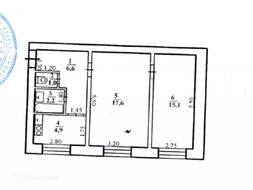 Продаётся 2-к квартира, 47.4 м - Фото 0