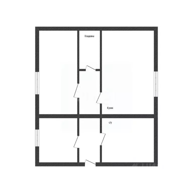 2-к кв. Курганская область, Курган Омская ул., 1 (61.1 м) - Фото 2