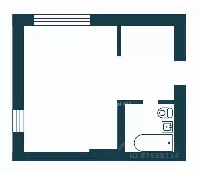 Студия Новосибирская область, Новосибирск Советская ул., 50А (31.2 м) - Фото 2