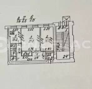 2-к. квартира, 66,5 м, 1/5 эт. - Фото 0