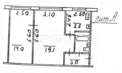 2-к кв. Орловская область, Орел Полесская ул., 16 (44.5 м) - Фото 1