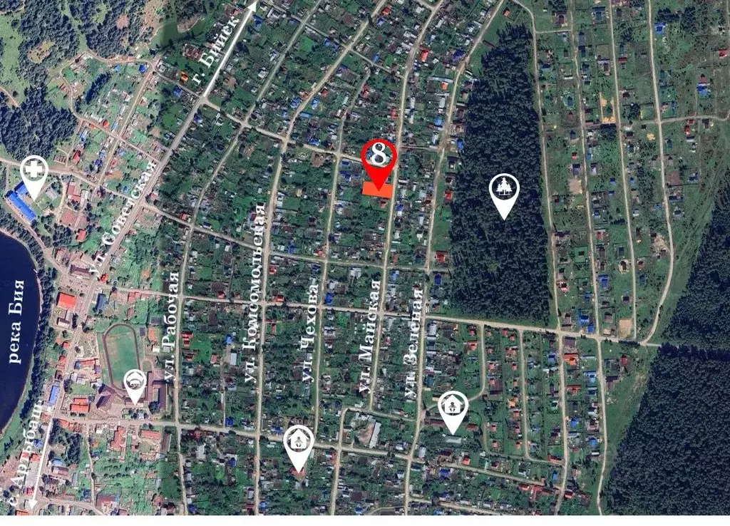 Участок в Алтай, Турочакский район, с. Турочак Майская ул. (15.0 сот.) - Фото 1